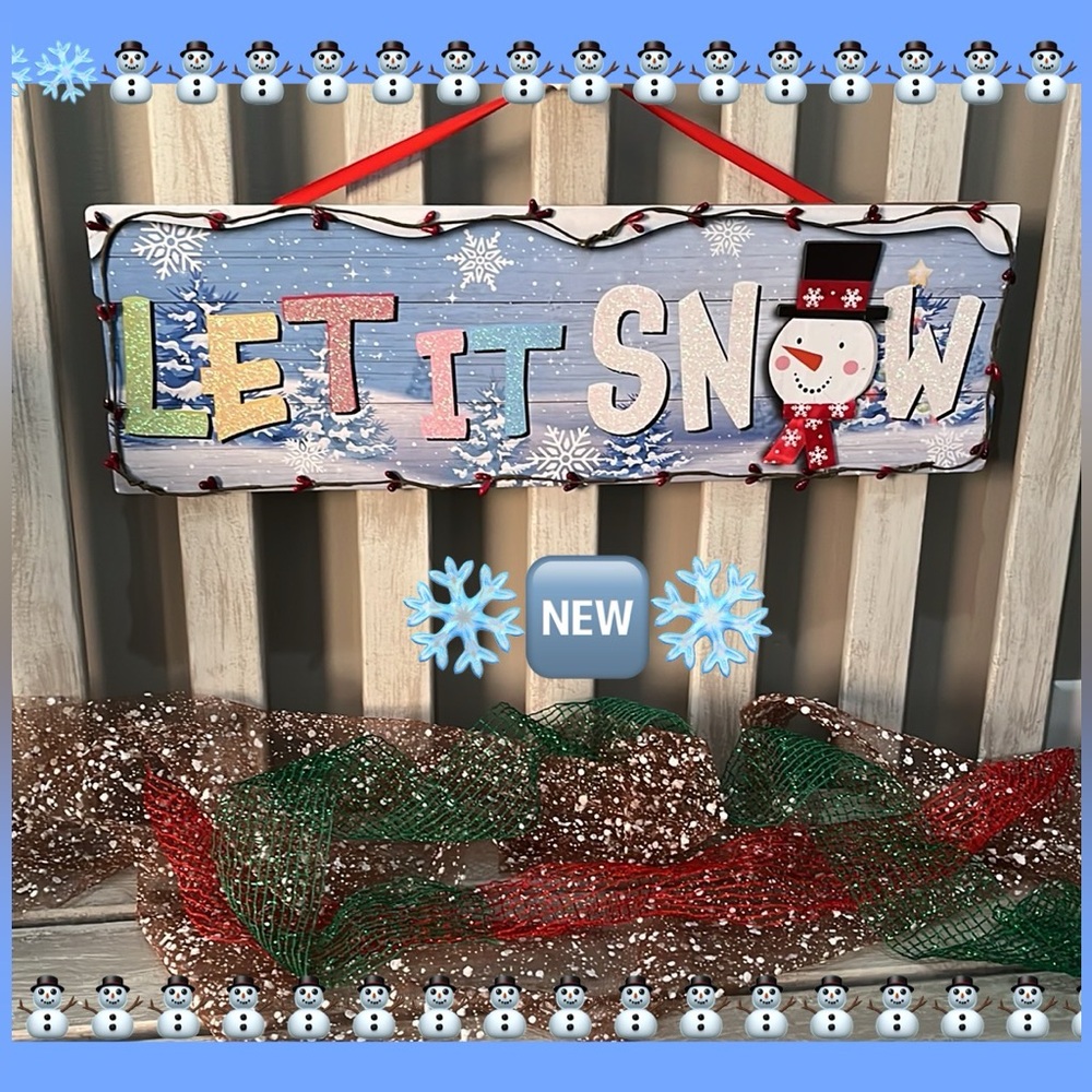 Clearance ~ ⭐️ A 2 for $14 item ⭐️
Christmas Holiday Door or Wall Hanging 🎄🆕🎄